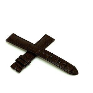 Cartier Women's Watch Replacement Band Brown Alligator Strap 16mm KD8SAM52